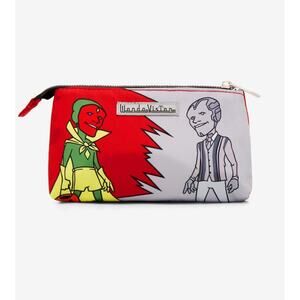 Marvel WandaVision Retro Vision & Wanda Pencil Case NWT New